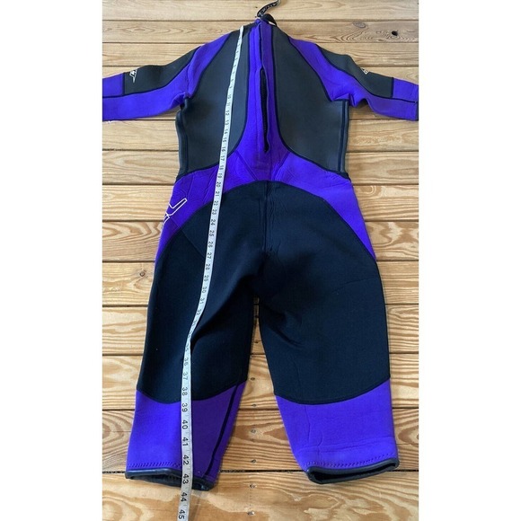 O’Neill Short Sleeve Shorts Wetsuit Size Large Men’s Black Purple - Picture 6 of 9